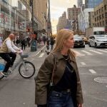 El look de Amelia Bono en Nueva York. 