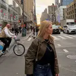 El look de Amelia Bono en Nueva York.