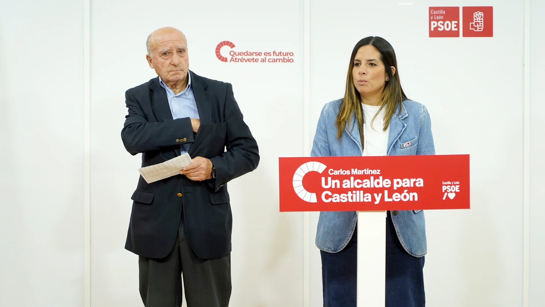 Nuria Rubio durante la rueda de prensa