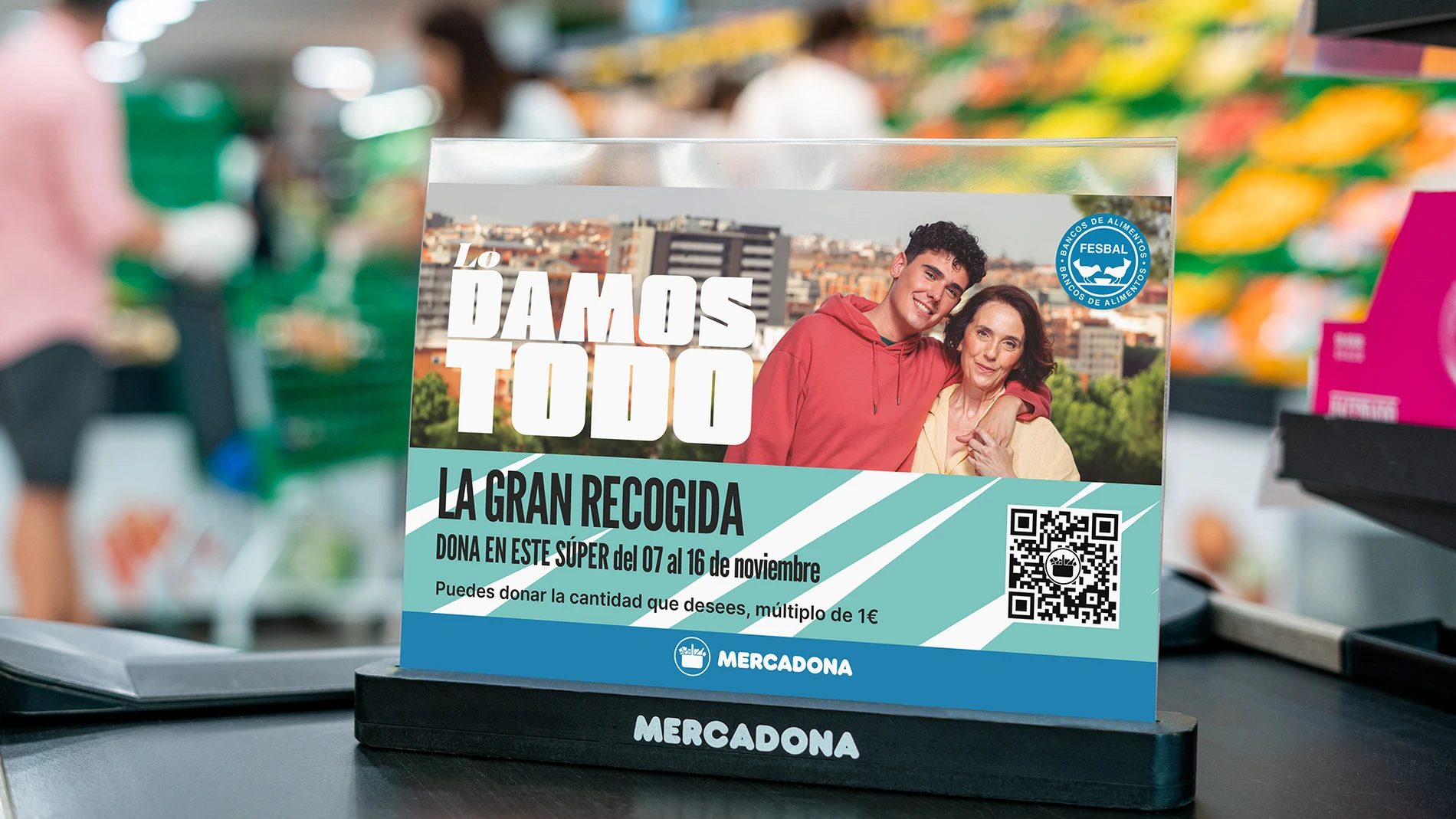 Mercadona se suma un año más a la Gran Recogida de Alimentos