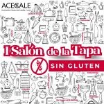 Cartel del I Salón de la Tapa Sin Gluten, una cita pionera de gastronomía inclusiva