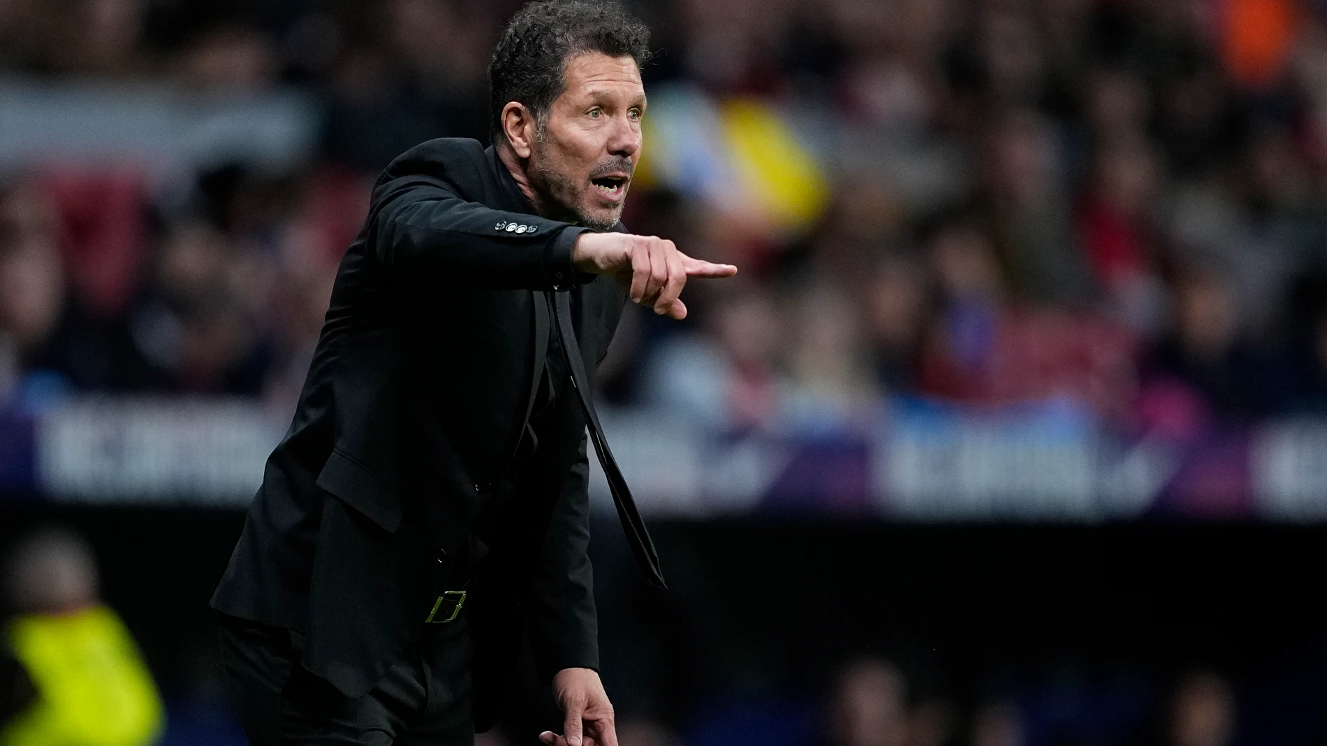 El Cholo Simeone, en el partido ante el Levante