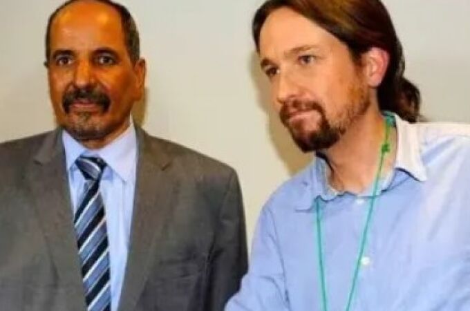 Pablo Iglesias con el quefuera máximo dirigente del Polisario Mohamed Abdelaziz Pablo Iglesias con el quefuera máximo dirigente del Polisario Mohamed Abdelaziz