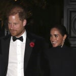Meghan Markle y el Príncipe Harry en Los Ángeles.