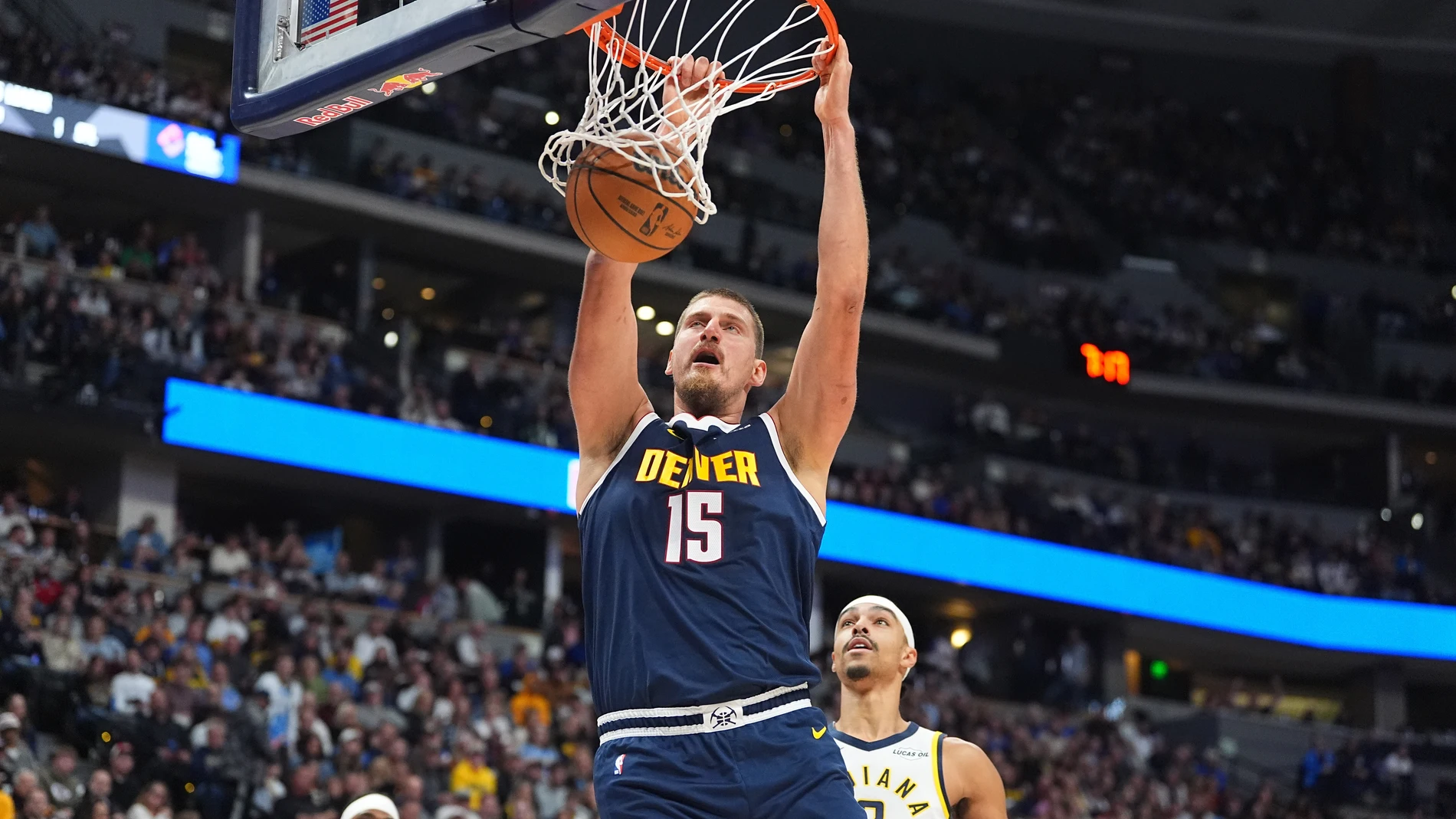 Nikola Jokic también fue imparable para los Indiana Pacers