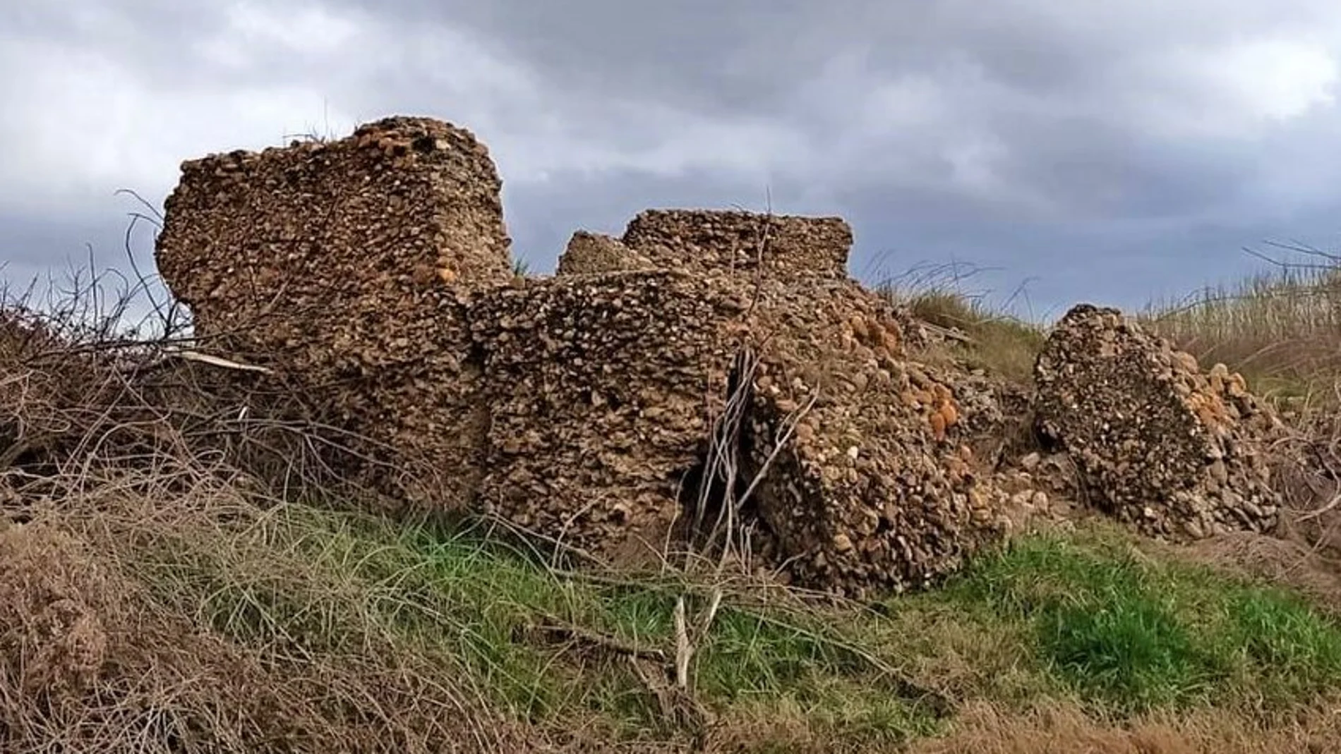 Ruinas del castillo de Torre Mocha en Pelabravo (Salamanca)