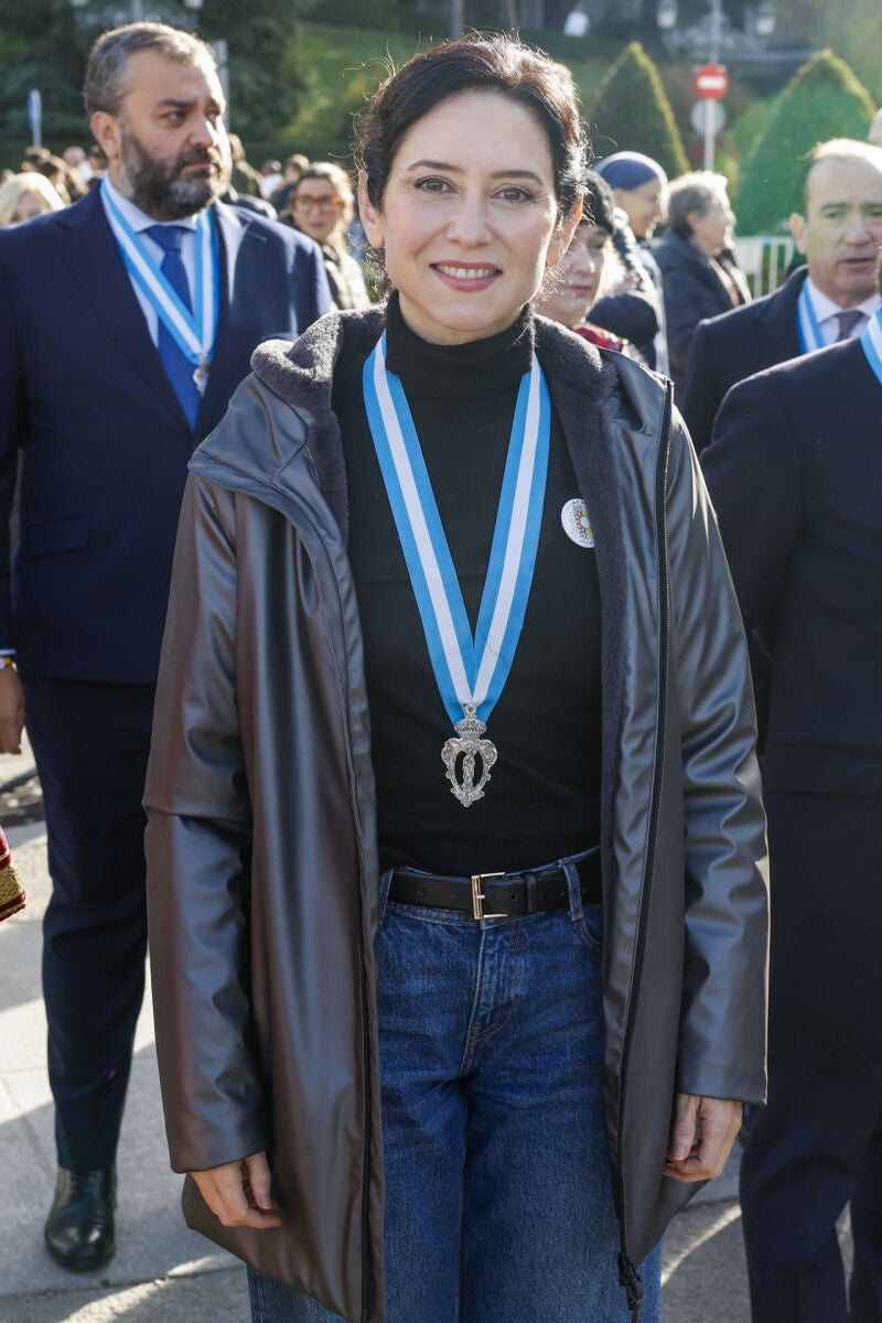 Isabel Díaz Ayuso en La Almudena.