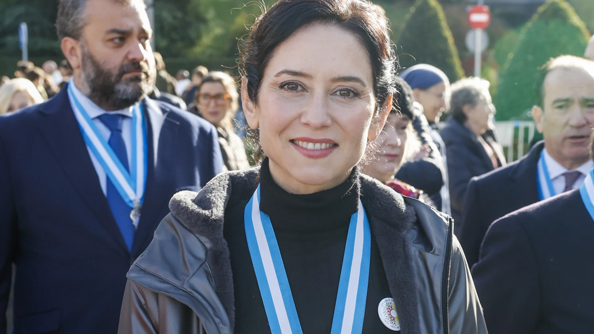 Isabel Díaz Ayuso en La Almudena.