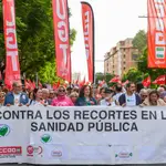 La izquierda y los sindicatos se manifiestan en Andalucía en "defensa de la sanidad pública"