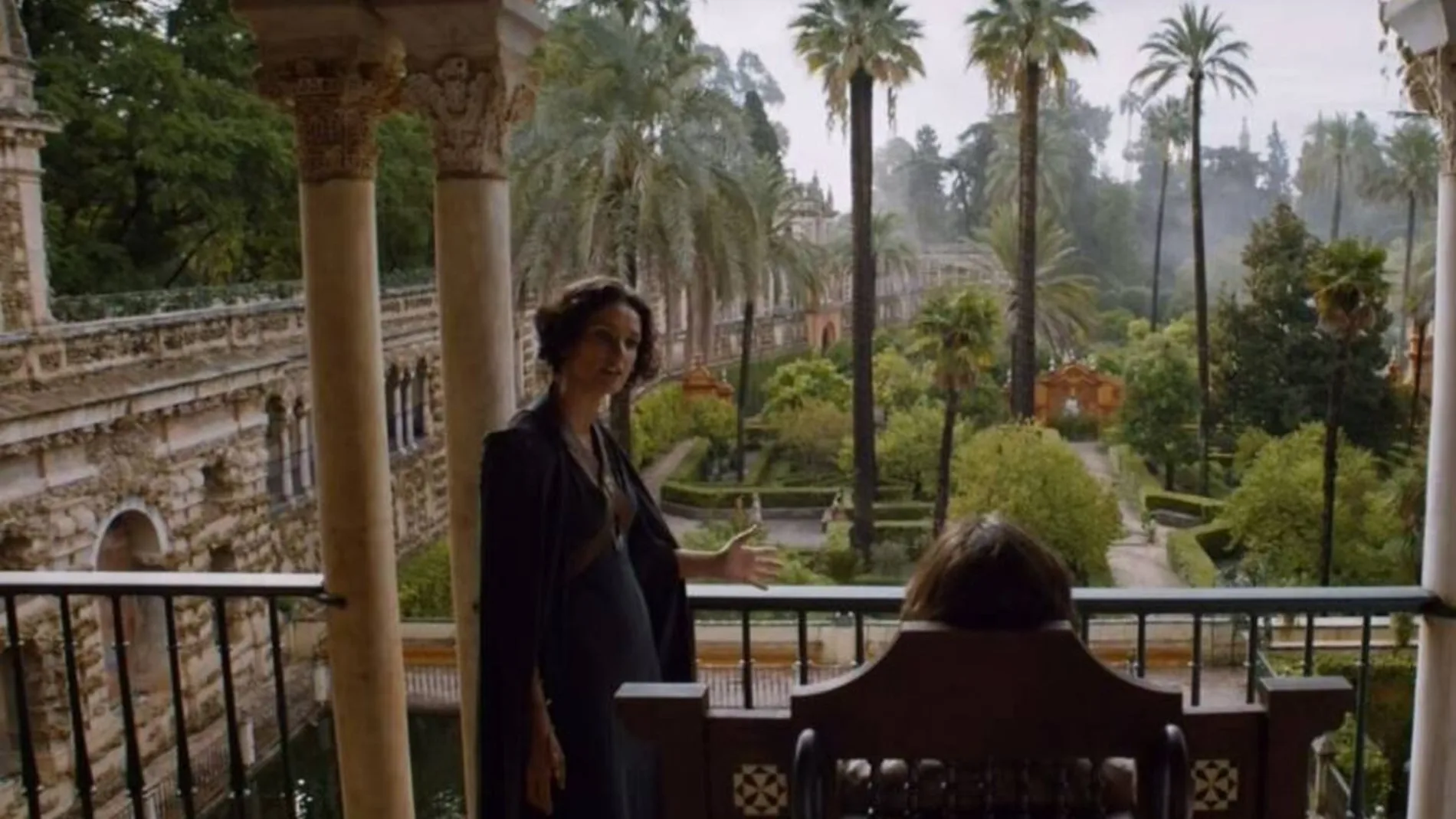 Una imagen de «Juego de Tronos» rodada en el Alcázar de Sevilla, donde se ambienta Dorne
