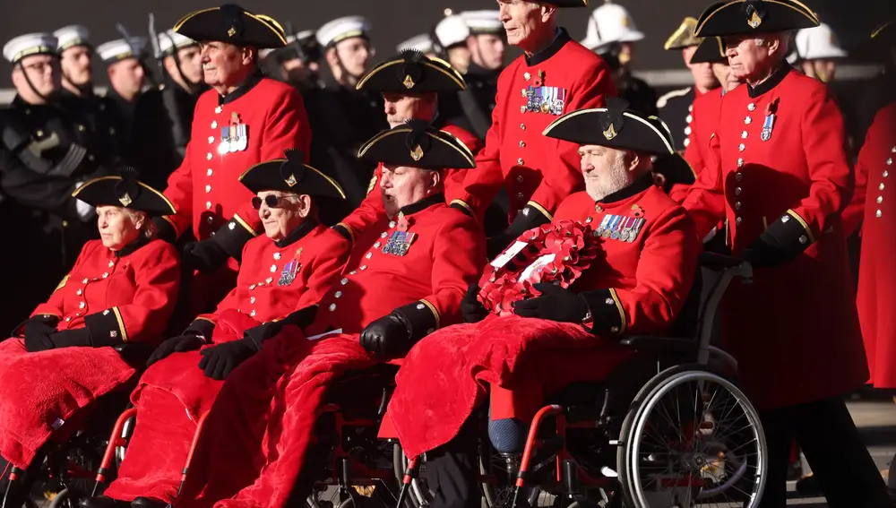 Remembrance Sunday at the Cenotaph in London