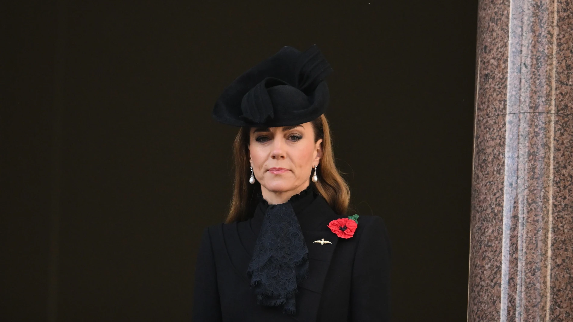 Kate Middleton en el Día del Recuerdo.