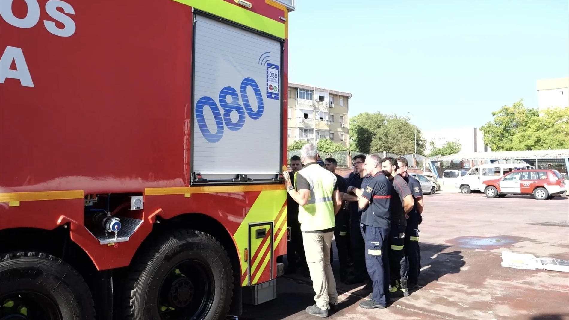 Imagen de archivo de los bomberos de Sevilla.