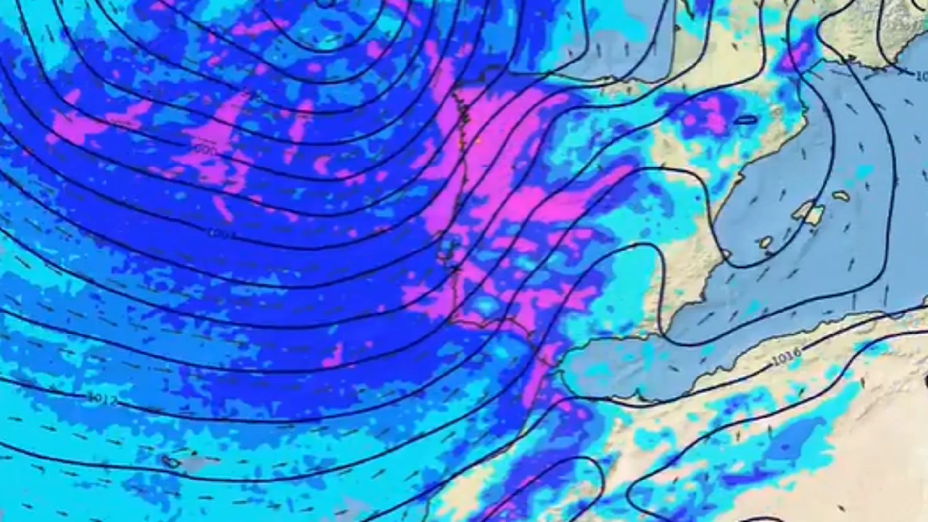 Una potente borrasca llega a España