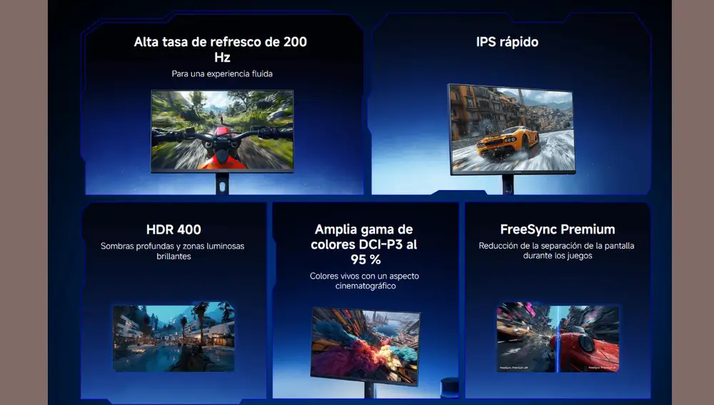 Las principales especificaciones del Xiaomi Gaming Monitor G24i 2026