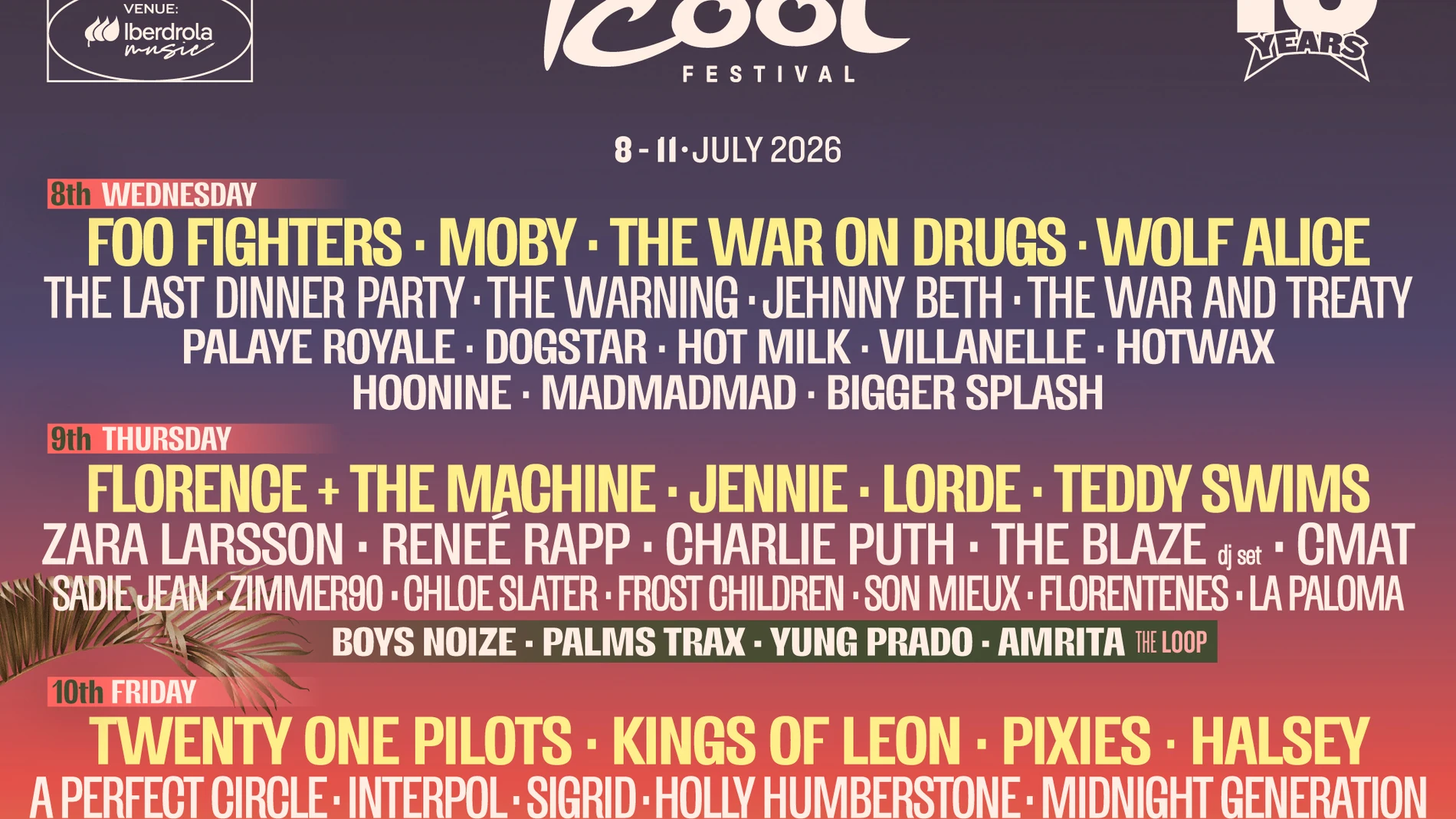 Cartel del Mad Cool Festival