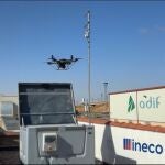 Econom&iacute;a.- Ineco, primera entidad autorizada en Espa&ntilde;a para operar 'drones-nido' en inspecci&oacute;n ferroviaria