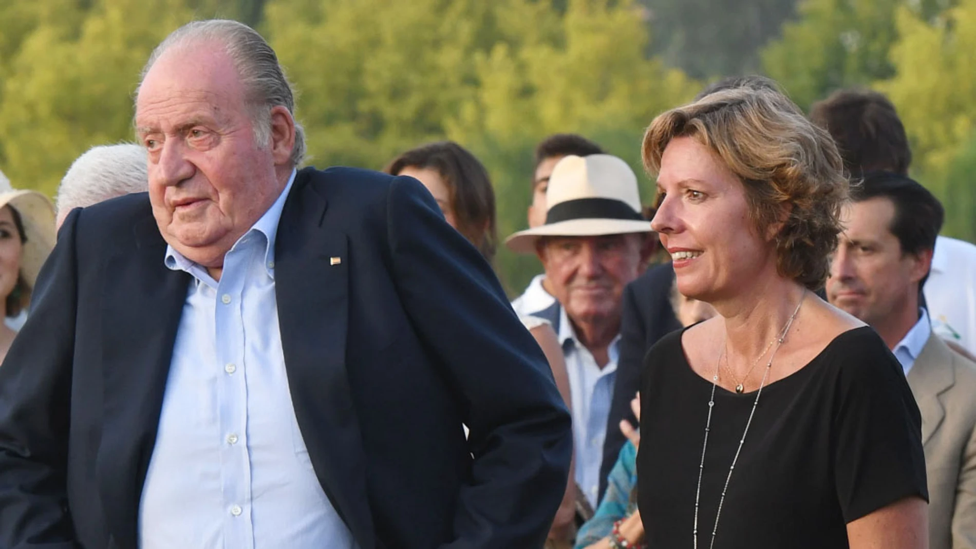 El Rey Juan Carlos con su sobrina, Simoneta Gómez-Acebo