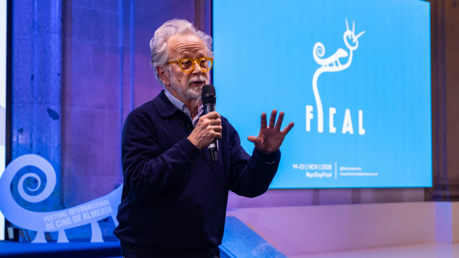 Presentación del festival de cine de Almería, Fical@ Gonzalo Pérez