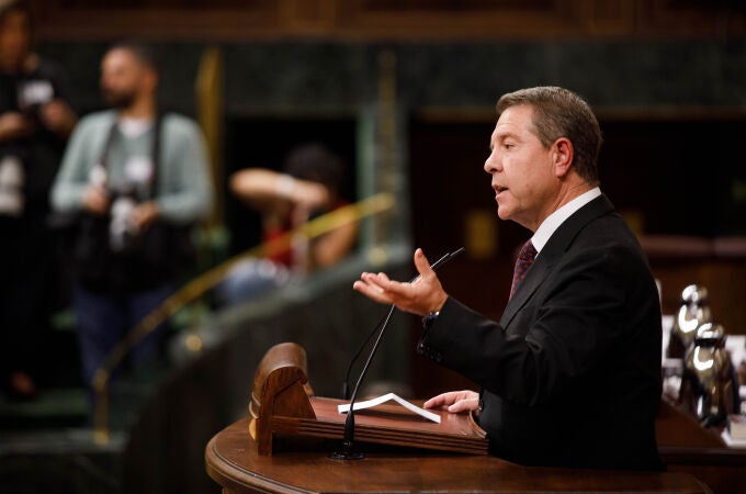 El presidente regional interviene en el debate del Congreso de los Diputados sobre la toma en consideración de la reforma del Estatuto de Autonomía de Castilla-La Mancha.