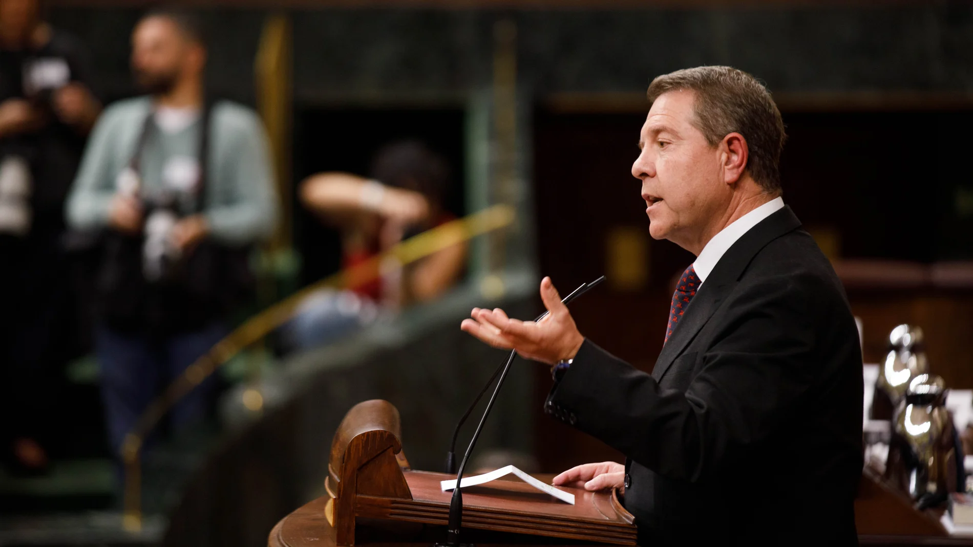 El presidente regional interviene en el debate del Congreso de los Diputados sobre la toma en consideración de la reforma del Estatuto de Autonomía de Castilla-La Mancha.