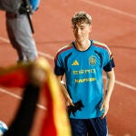 Concentración en Las Rozas de la selección española