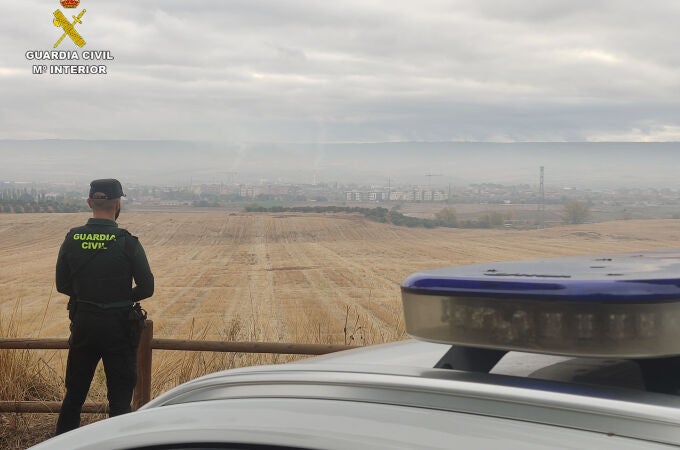 Un agente de la Guardia Civil