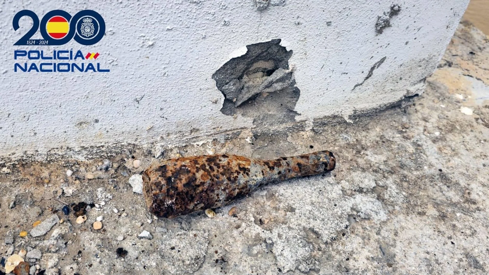 El artefacto desactivado por los agentes