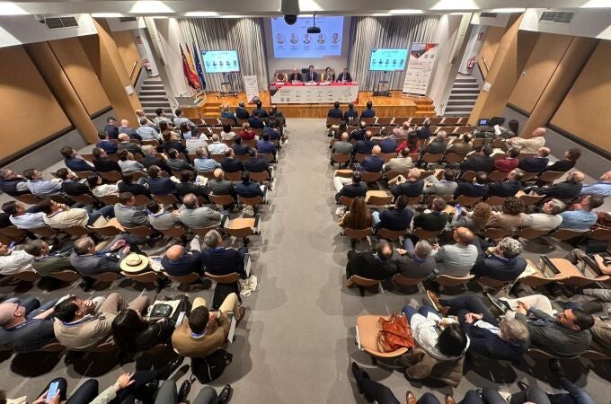 El consejero de Fomento e Infraestructuras, Jorge García Montoro, durante la inauguración de la jornada nacional ‘Preparados para lo imprevisto. La carretera, infraestructura crítica’, organizada por ACEX El consejero de Fomento e Infraestructuras, Jorge García Montoro, durante la inauguración de la jornada nacional ‘Preparados para lo imprevisto. La carretera, infraestructura crítica’, organizada por ACEX