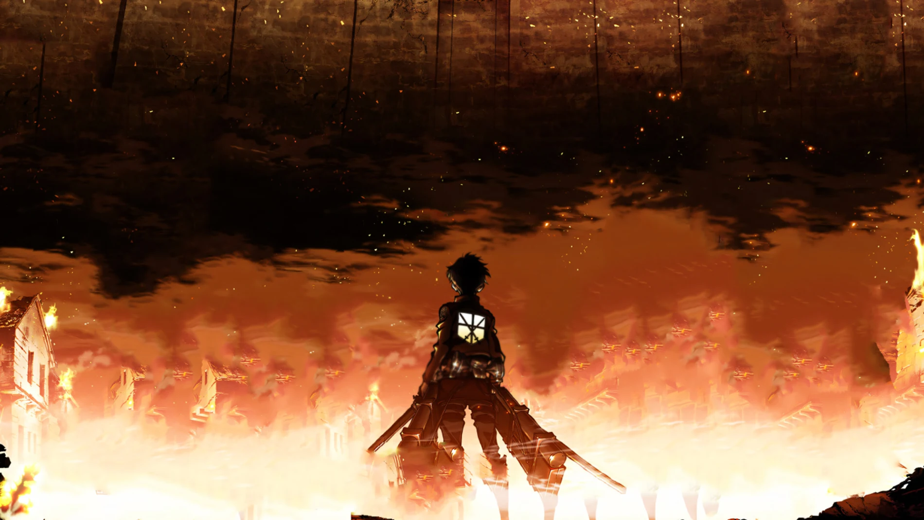 Los protagonistas de 'Shingeki no Kyojin' se enfrentan a los titanes en una lucha por la supervivencia de la humanidad