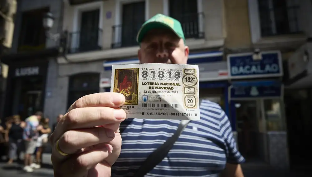 MADRID.-Cada madrileño gastará 85,19 euros en lotería para el Sorteo de Navidad frente a los 76,08 de media en el país