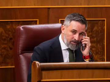 Abascal en el Congreso de los Diputados. David Jar Abascal en el Congreso de los Diputados