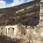 Antigua mina de volframio de Valborraz.