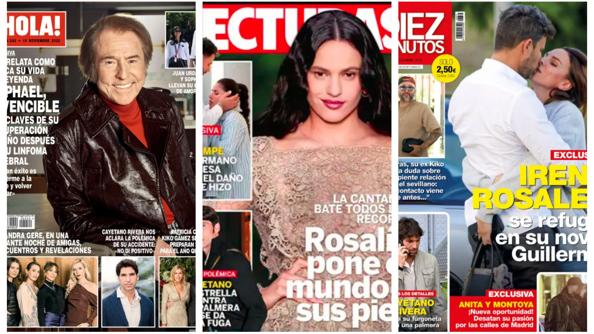Portadas de las revistas del corazón 12 noviembre 2025