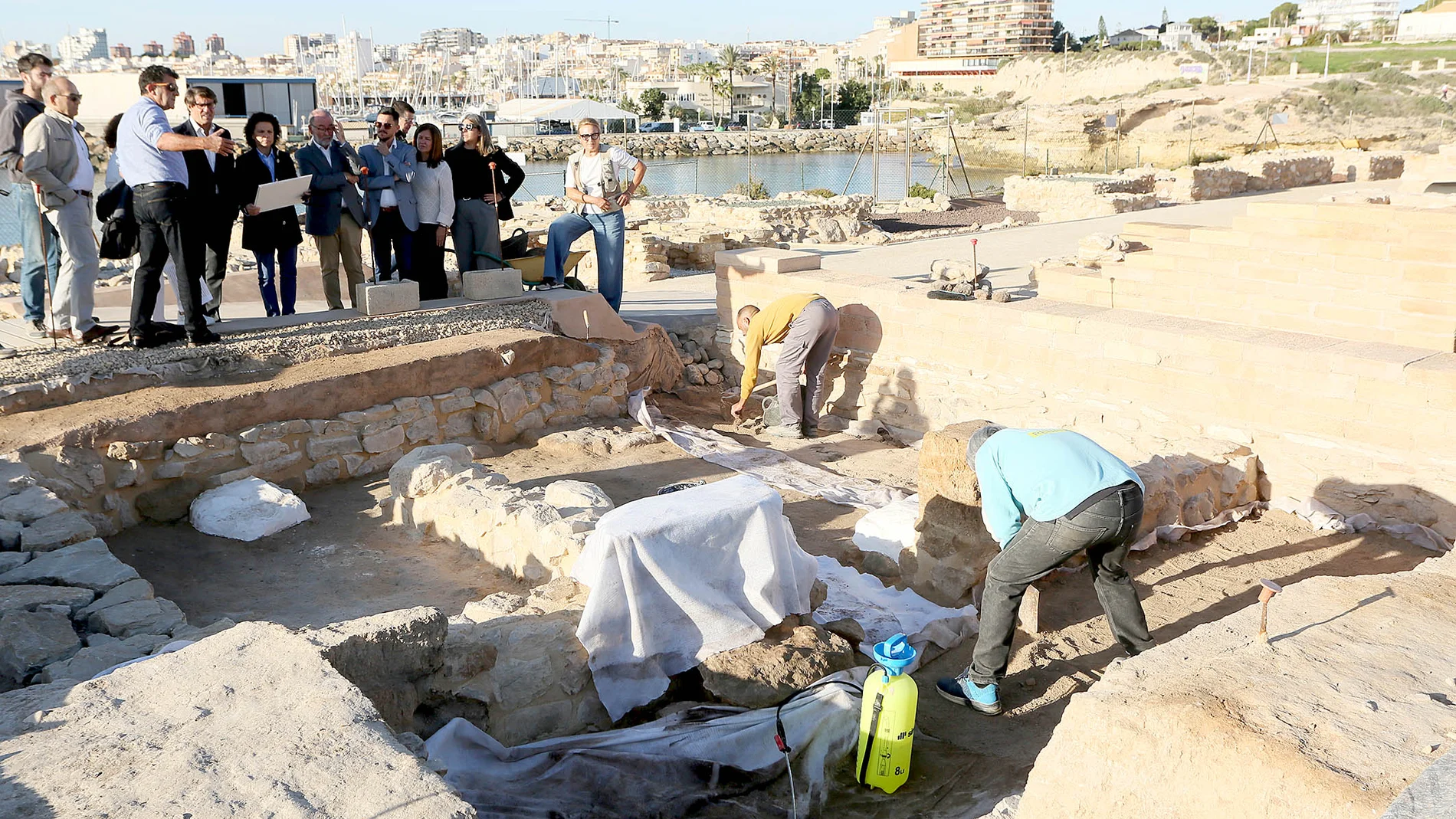 Imagen del yacimiento de Illeta de Banyets en El Campello, Alicante