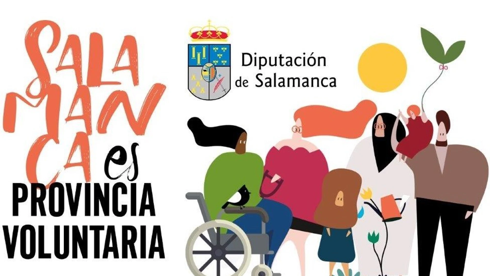 Cartel anunciador del II Encuentro de Voluntariado Provincia de Salamanca