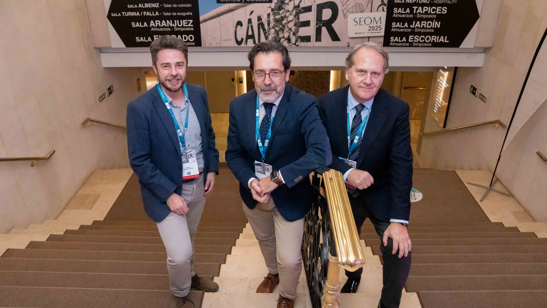 César Serrano, César A. Rodríguez y Javier de Castro