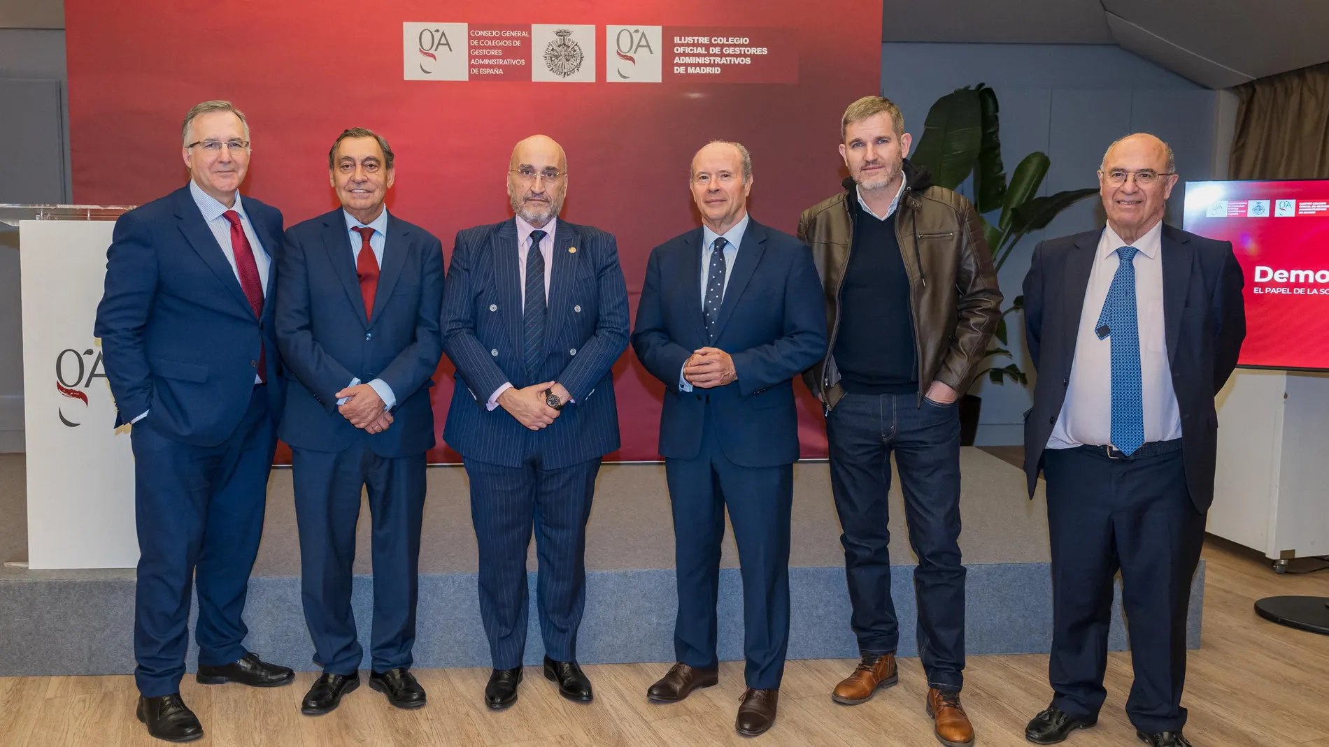 Ponentes en la jornada, en uno de los recesos