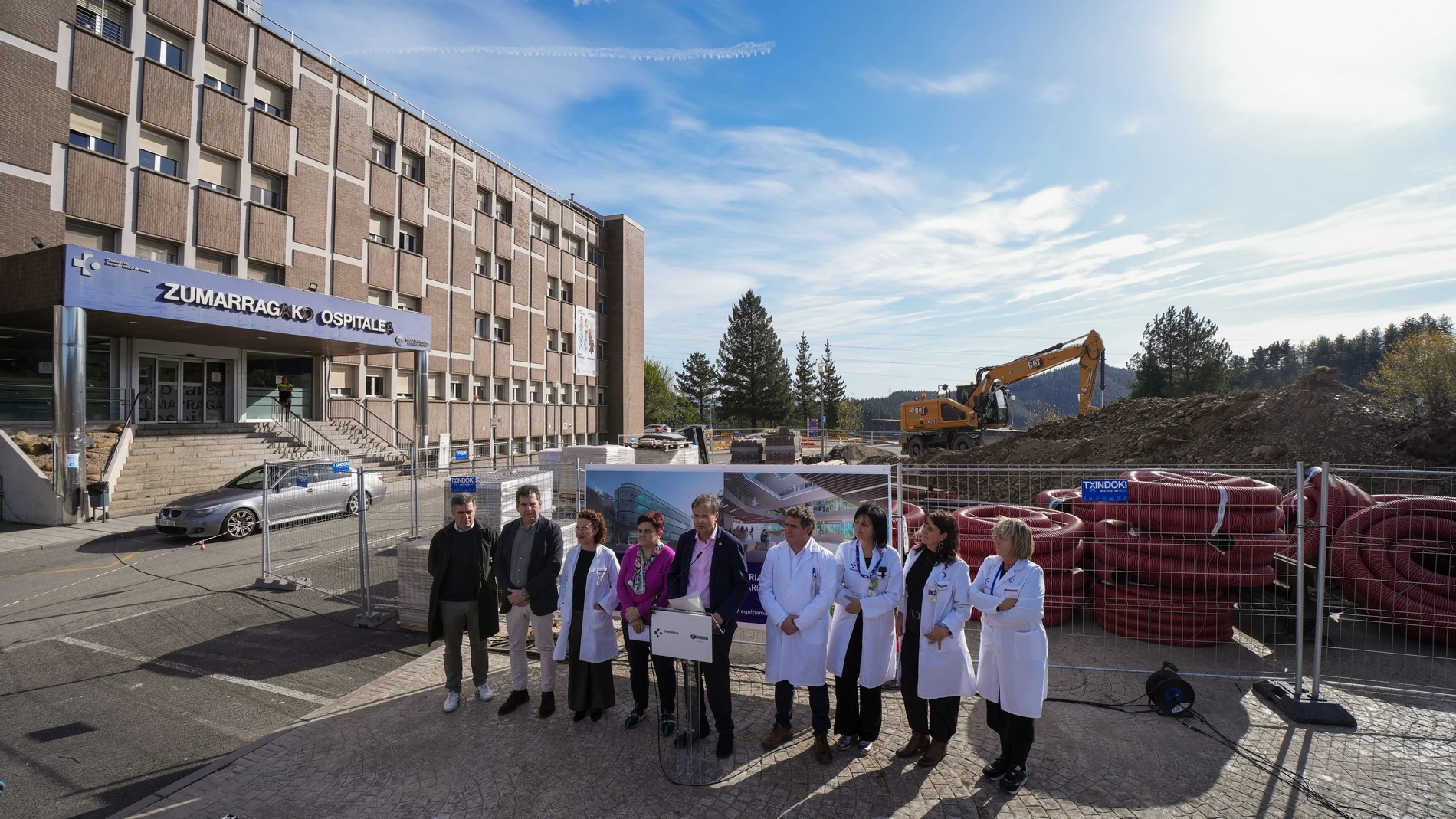 Presentación de la ampliación del Hospital de Zumarraga. REMITIDA / HANDOUT por OSAKIDETZA Fotografía remitida a medios de comunicación exclusivamente para ilustrar la noticia a la que hace referencia la imagen, y citando la procedencia de la imagen en la firma 12/11/2025