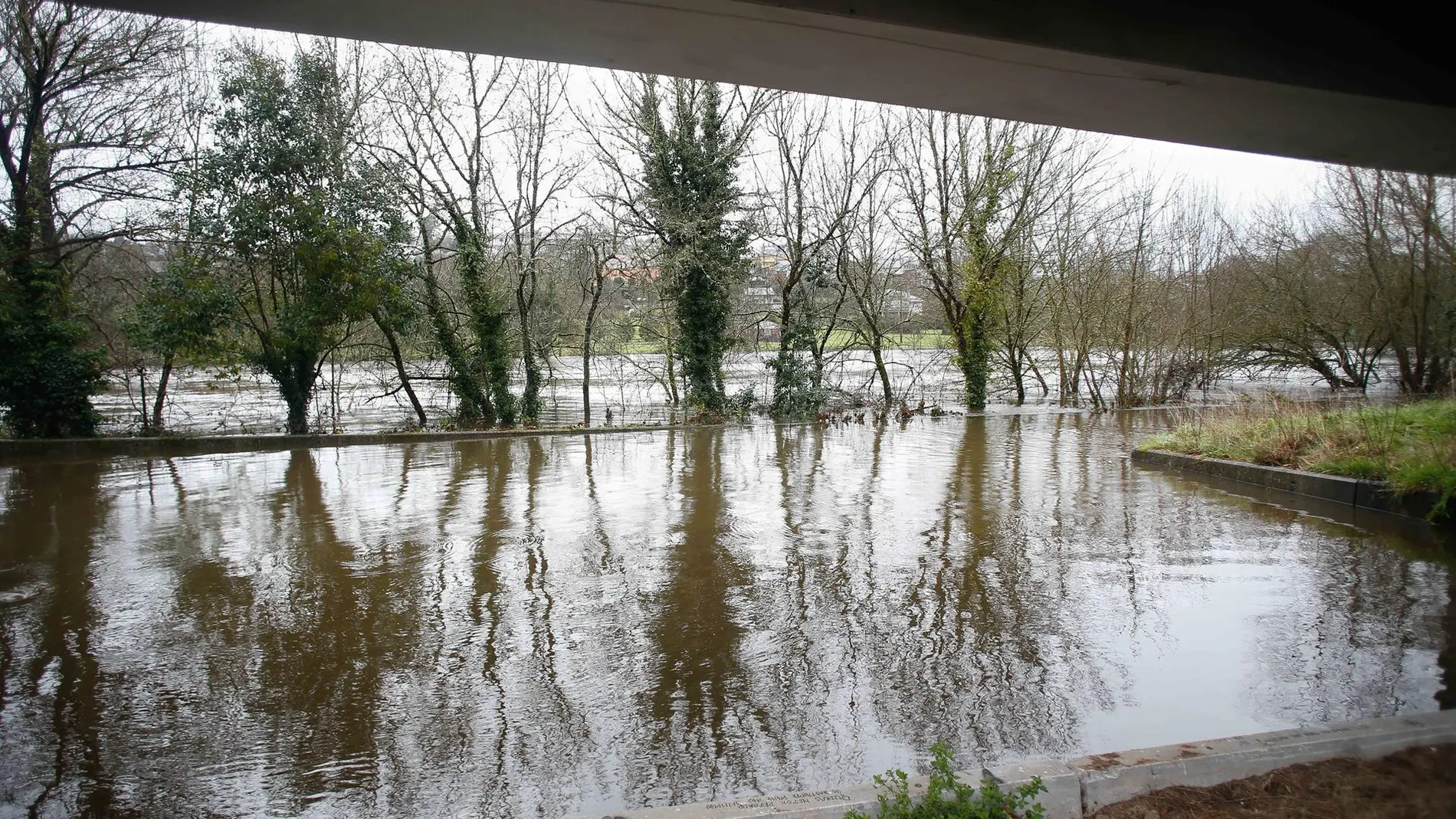 Inundaciones provocadas por la borrasca en Galicia.