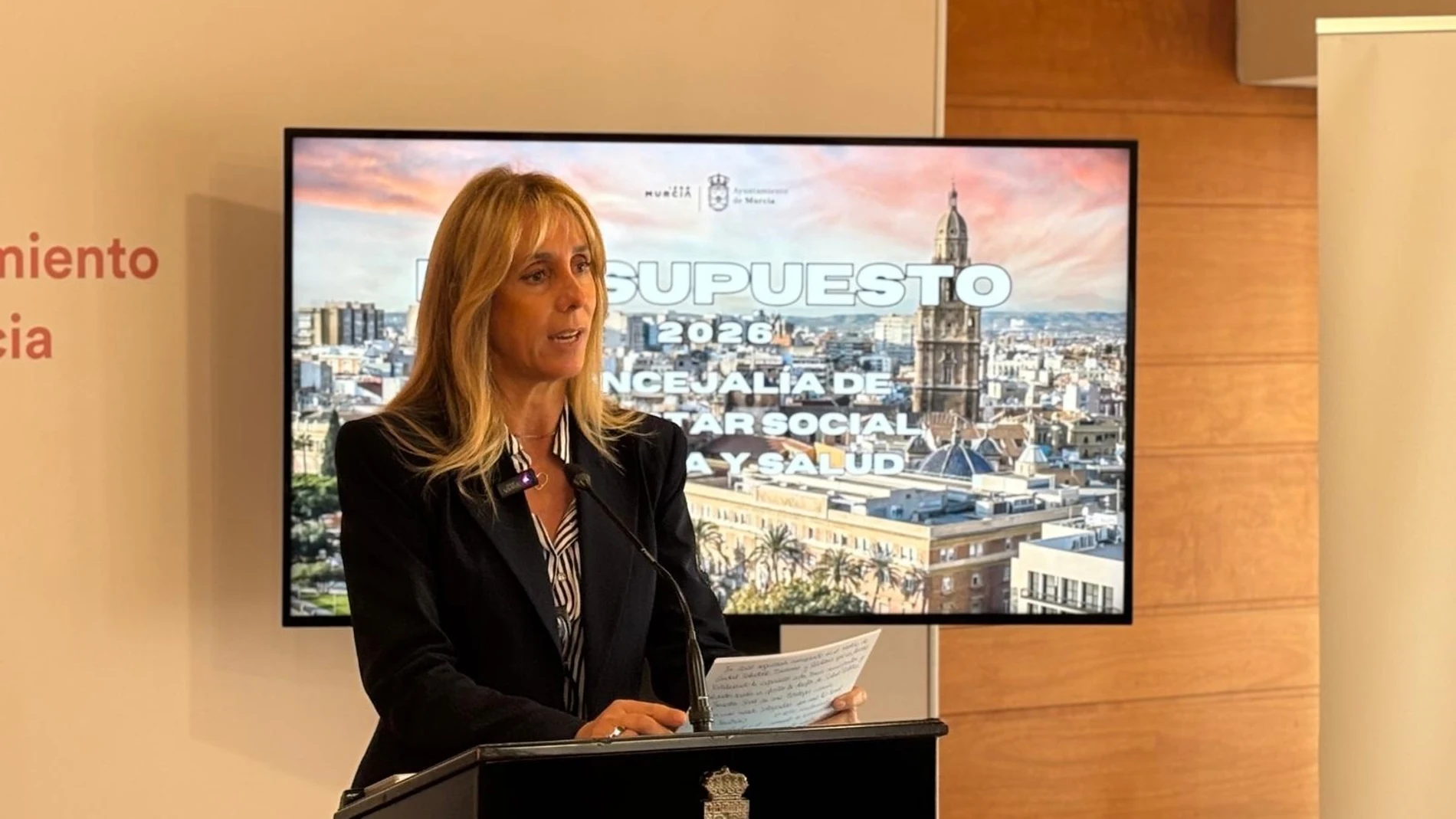 La concejala de Bienestar Social, Familia y Salud,Pilar Torres