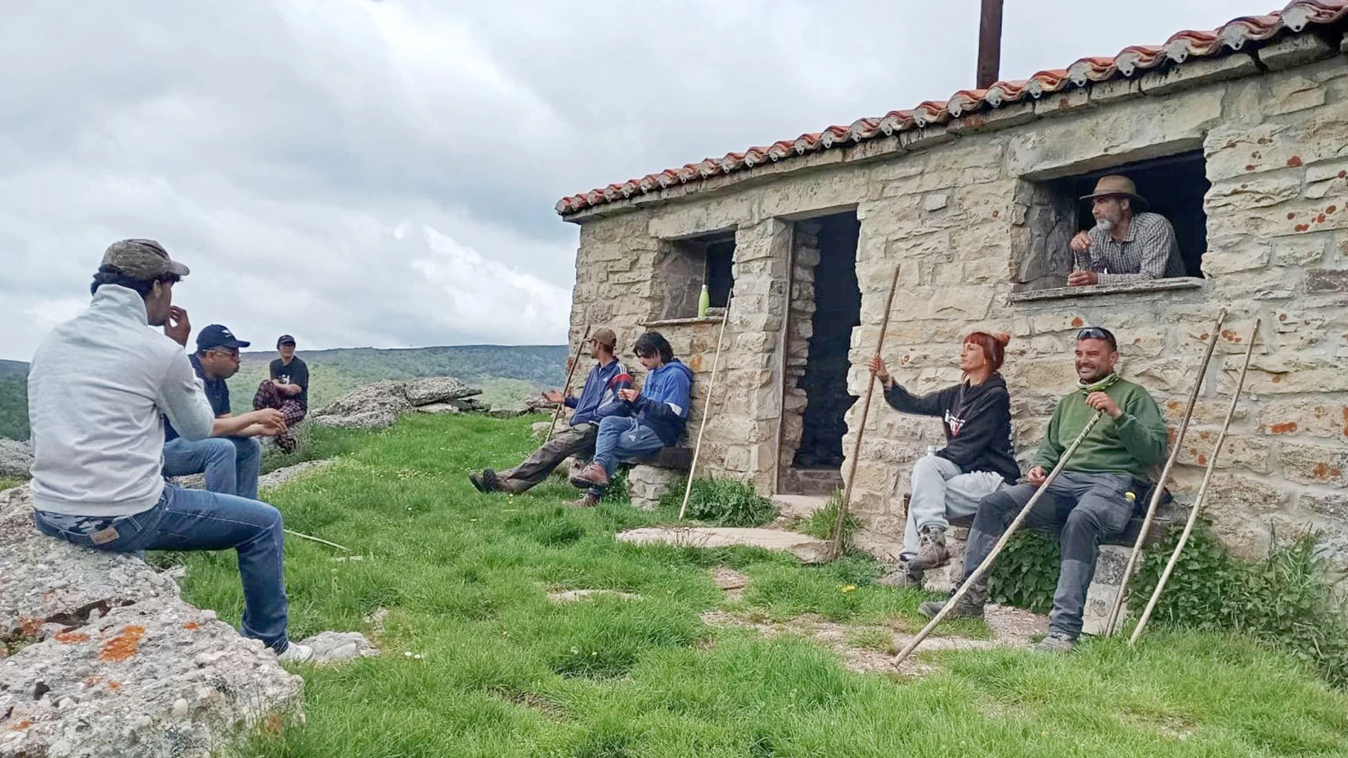 Participantes en este proyecto que se desarrolla en Brañosera