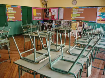 Clases canceladas en todas Canarias: así afectará la borrasca ‘Claudia’ a los estudiantes de las Islas Clases vacías en Canarias