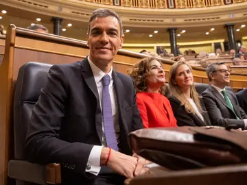Pedro Sánchez en el Congreso de los Diputados. David Jar Pedro Sánchez en el Congreso de los Diputados