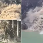 El puente Hongqi fue finalizado a principios de este año y tiene una longitud aproximada de 758 metros