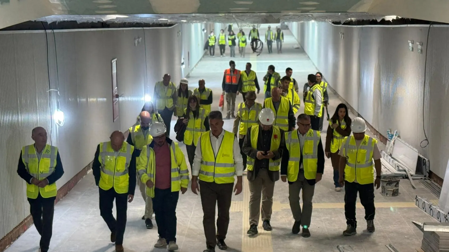 El túnel a pie que conectará las paradas Xàtiva y Alacant de Metrovalencia, listo para Navidad