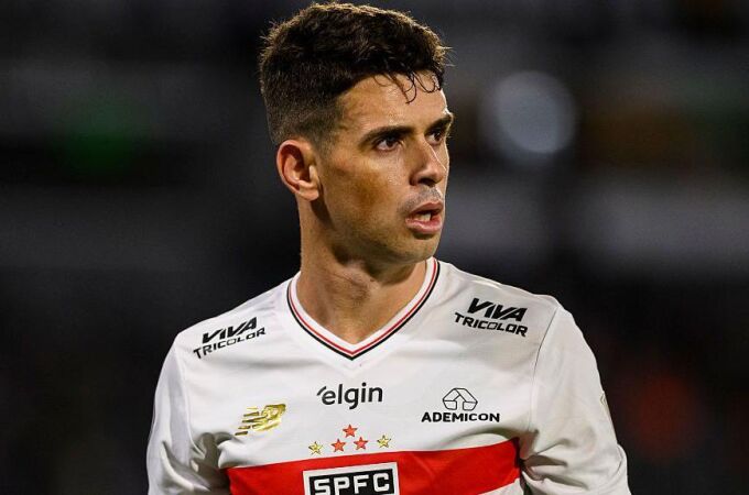 Oscar con el Sao Paulo