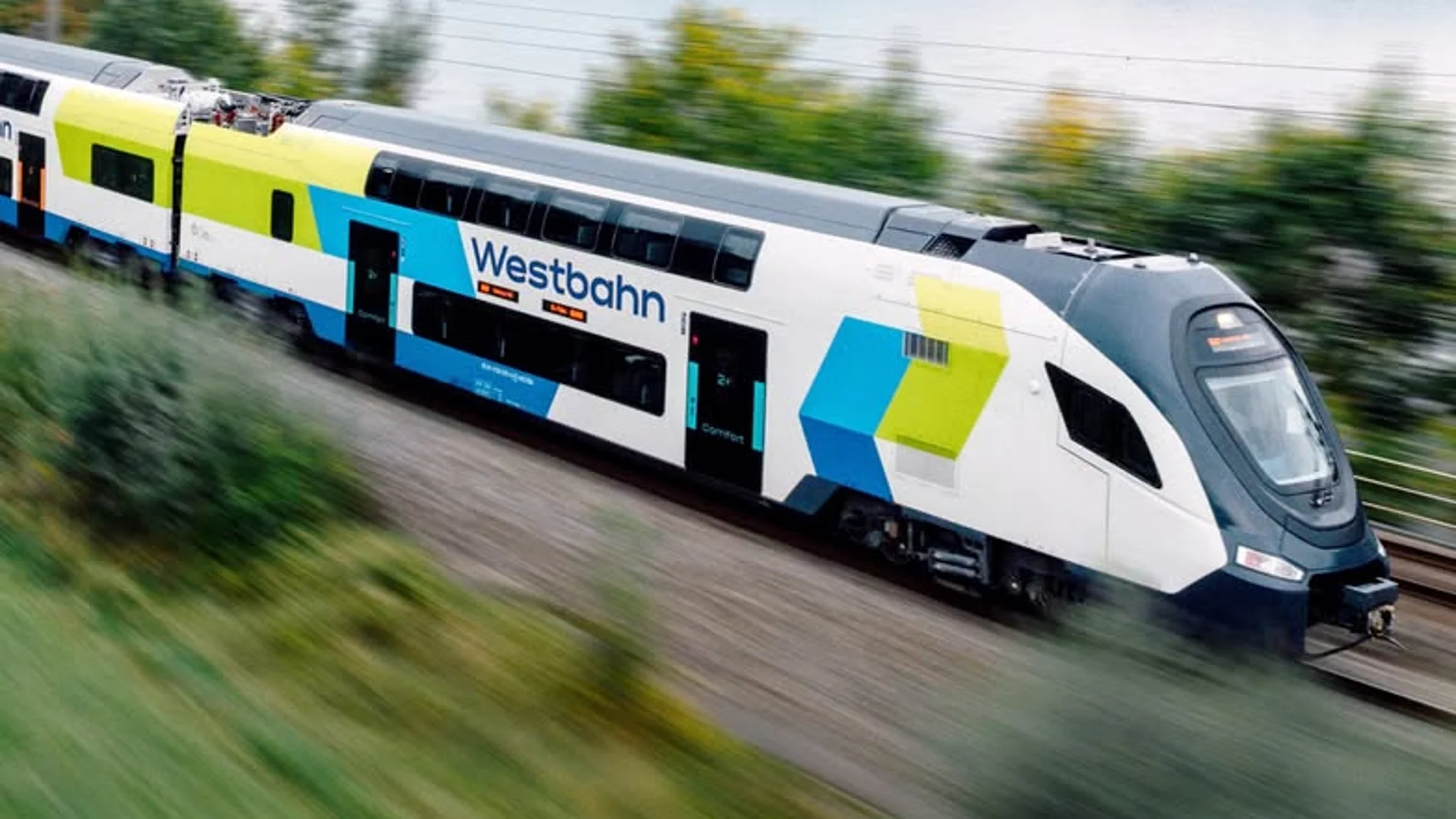 Uno de los trenes de CRRC de Westbahn