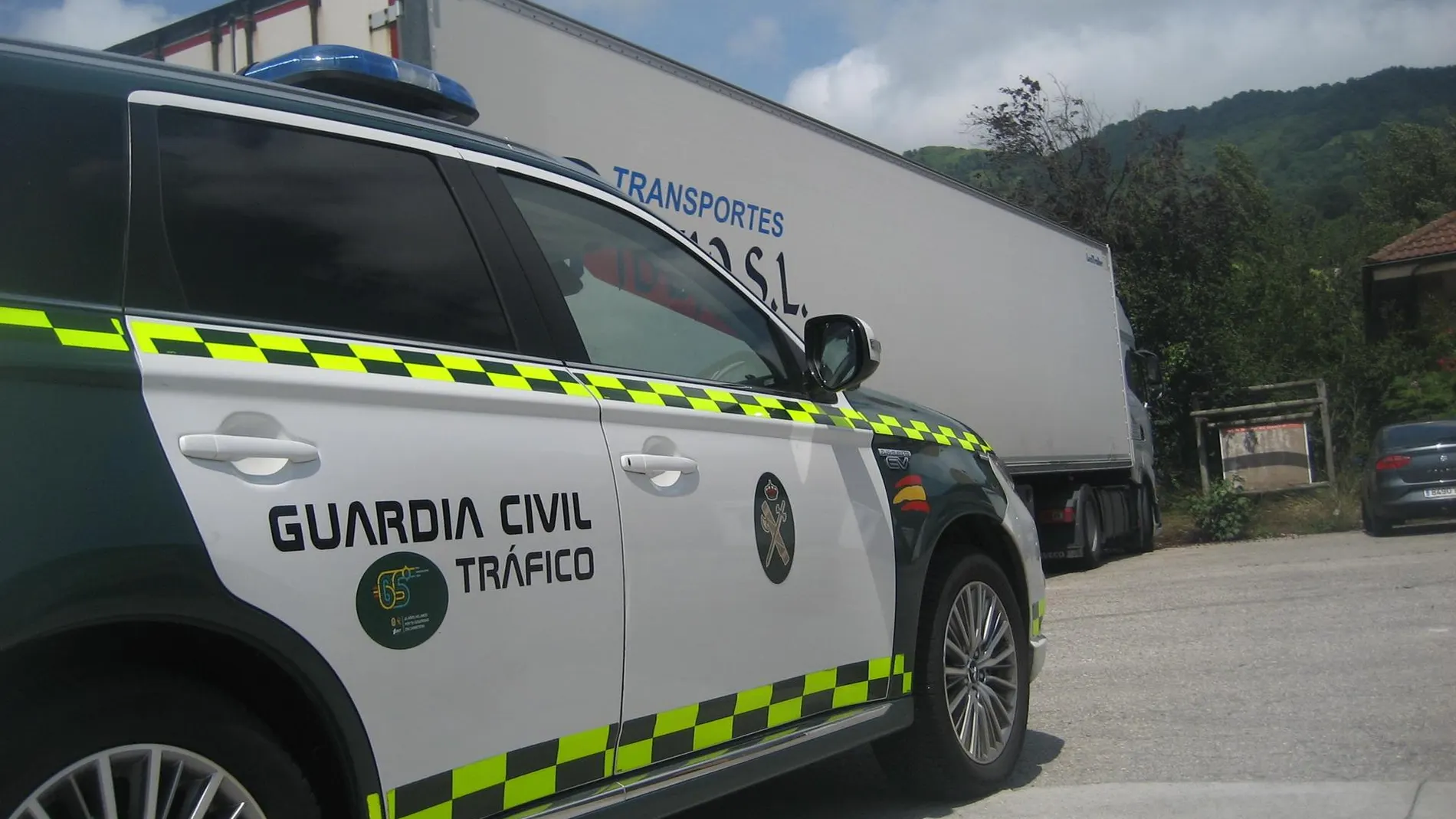 Sucesos.- Un fallecido en un accidente de tráfico en la Nacional 634 en la localidad de Anzo, en Grado (Asturias)