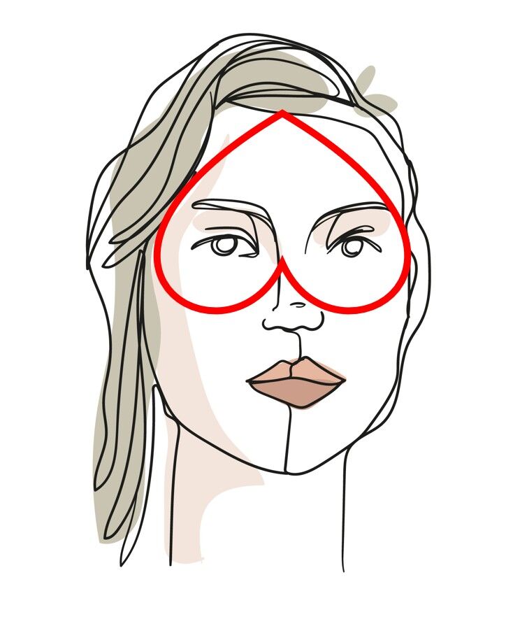 Detalle técnica corazón invertido.